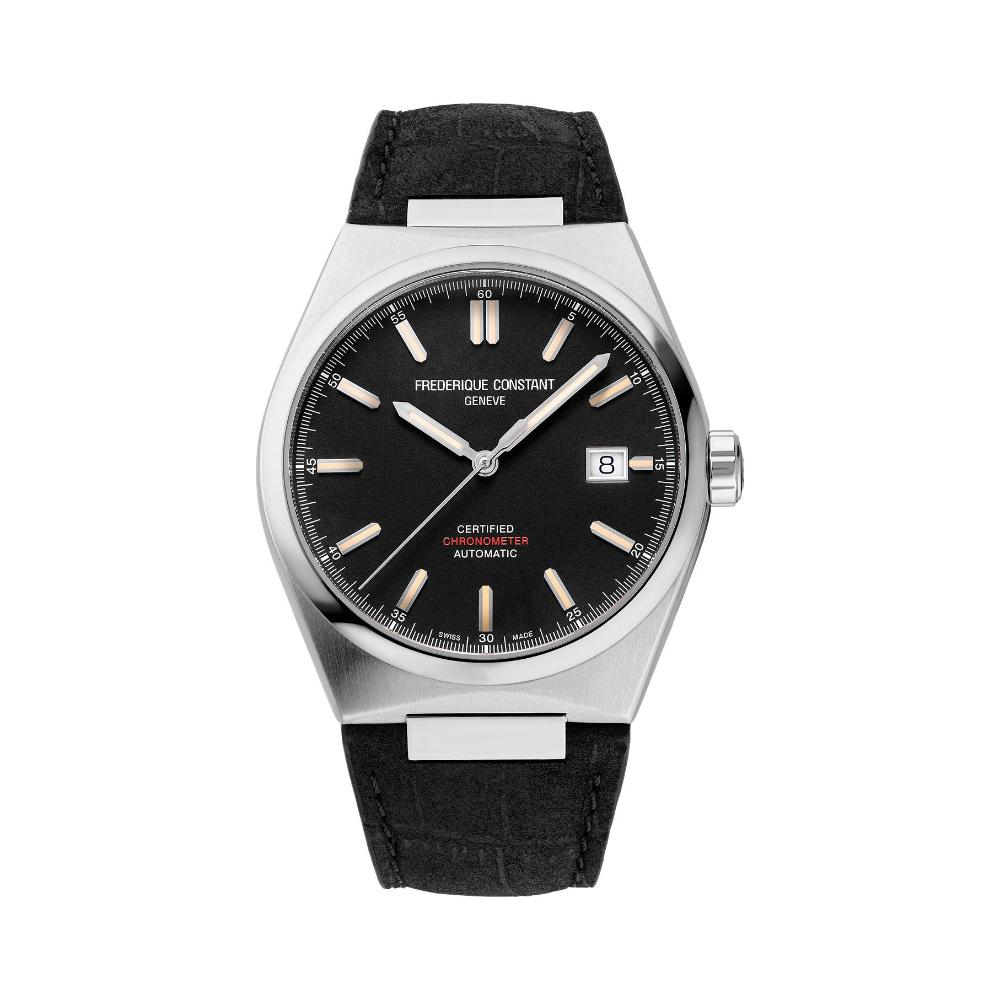 Frederique Constant Highlife Automatic COSC Men's Watch with Black Dial — FC-0292+STRAP