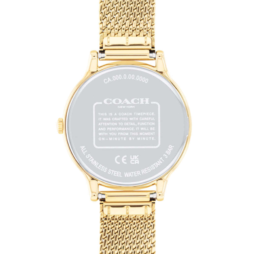 Coach Women's Quartz Watch with Dark Blue Dial - COH-0038