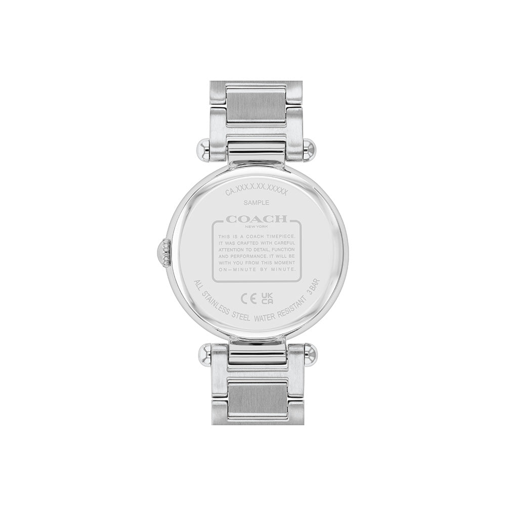 ساعة كوتش النسائية كاري مينا لؤلؤي كريستال COH-0056