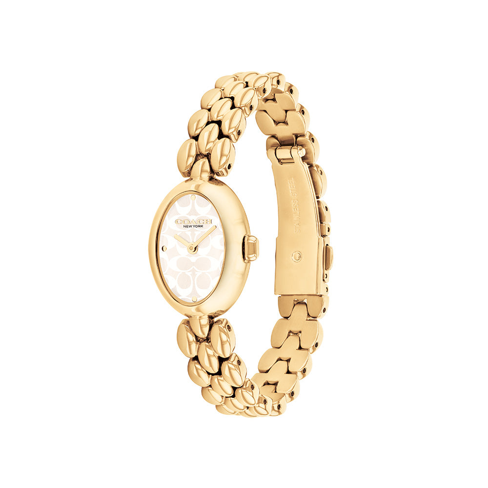 ساعة كوتش النسائية سامي مينا أبيض COH-0081