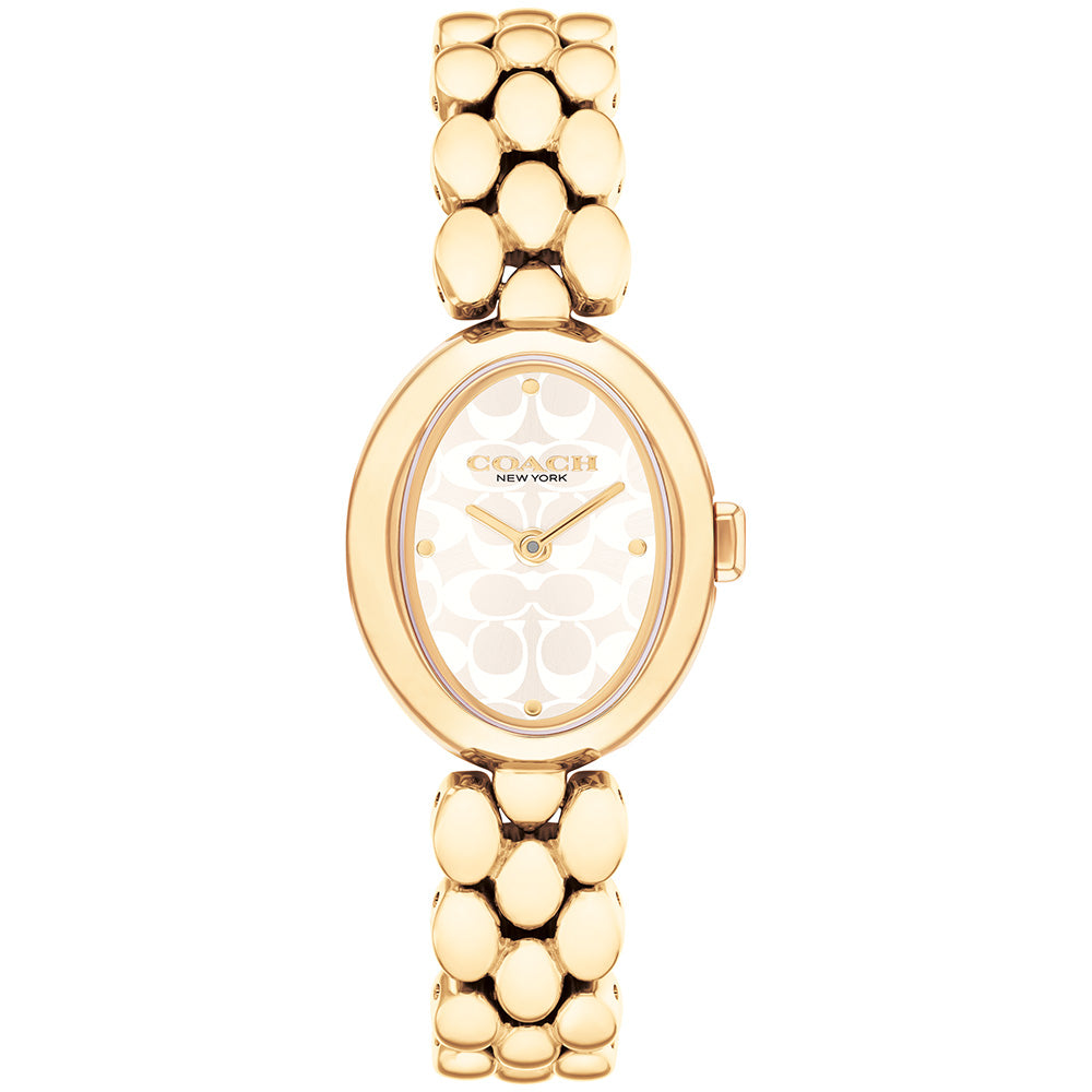 ساعة كوتش النسائية سامي مينا أبيض COH-0081