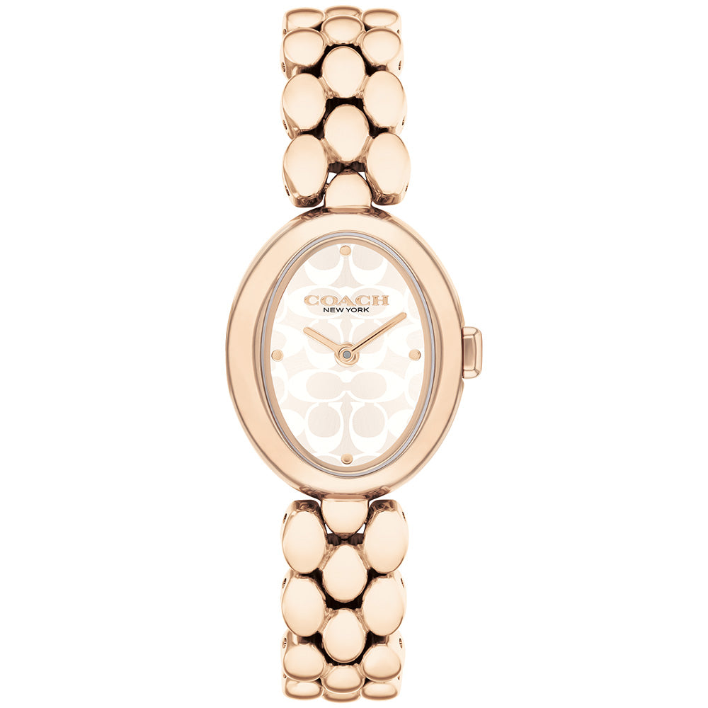 ساعة كوتش النسائية سامي مينا أبيض COH-0082