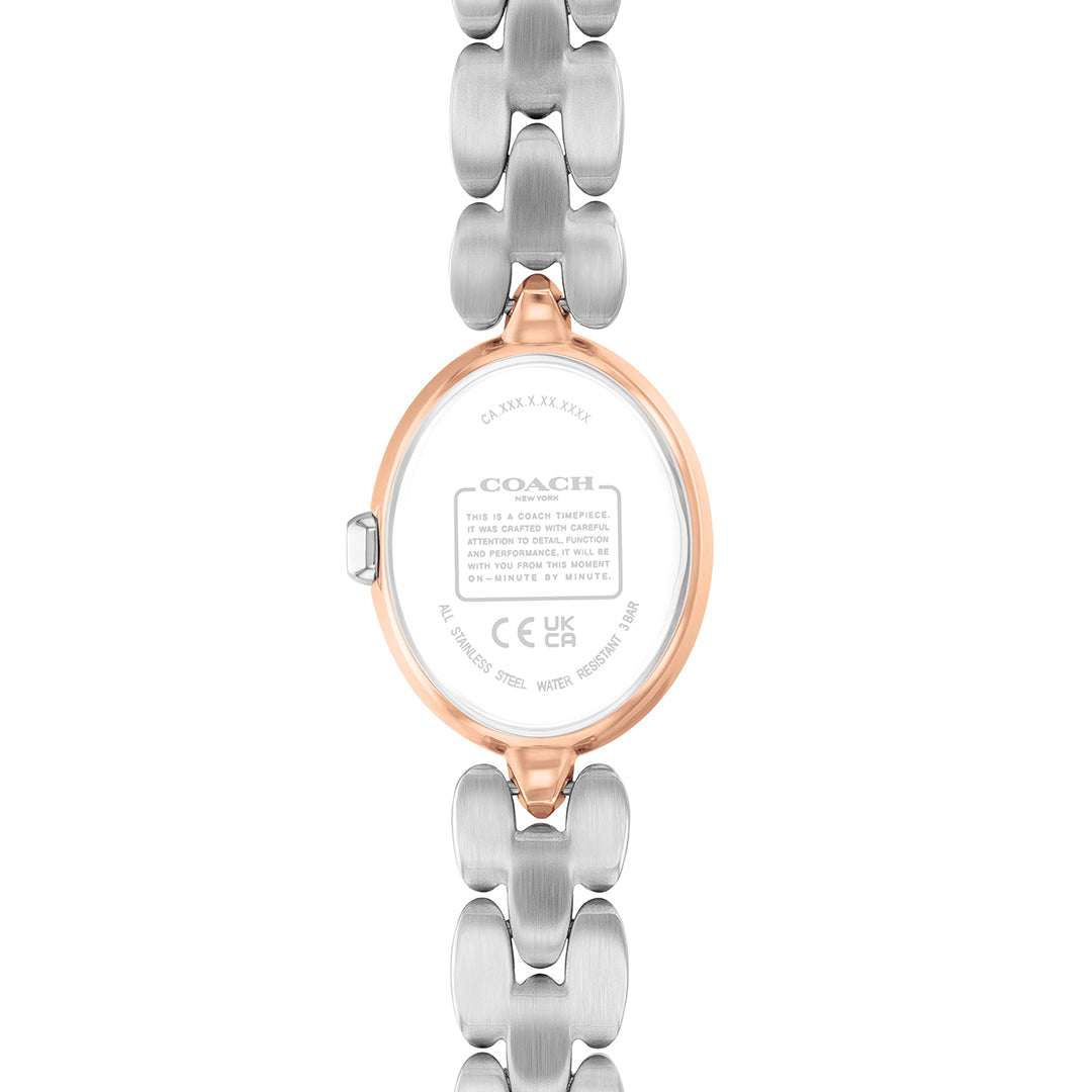 كوتش ساعة نسائية بحركة كوارتز بميناء بني COH-0156