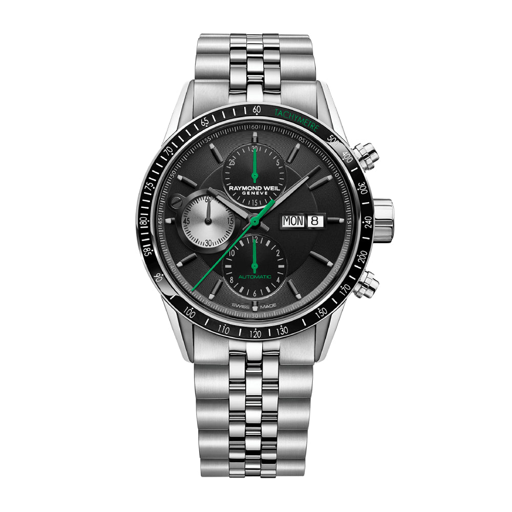 ساعة ريموند ويل الرجالية بحركة أوتوماتيكية ولون مينا أسود - RW-0269