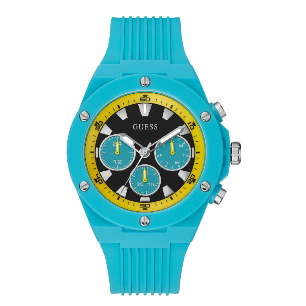 ساعة جيس الرجالية بحركة كوارتز ولون مينا أسود - GW-0313