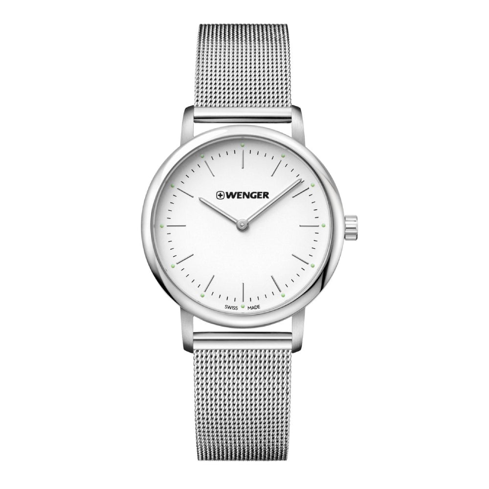 Wenger Women's Quartz White Dial Watch - WNG-0017