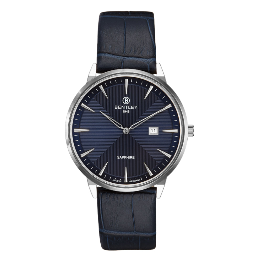 Men s watch quartz movement blue dial BEN 0061