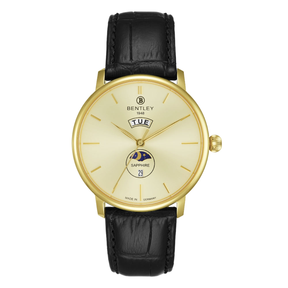 Bentley shop gold watch