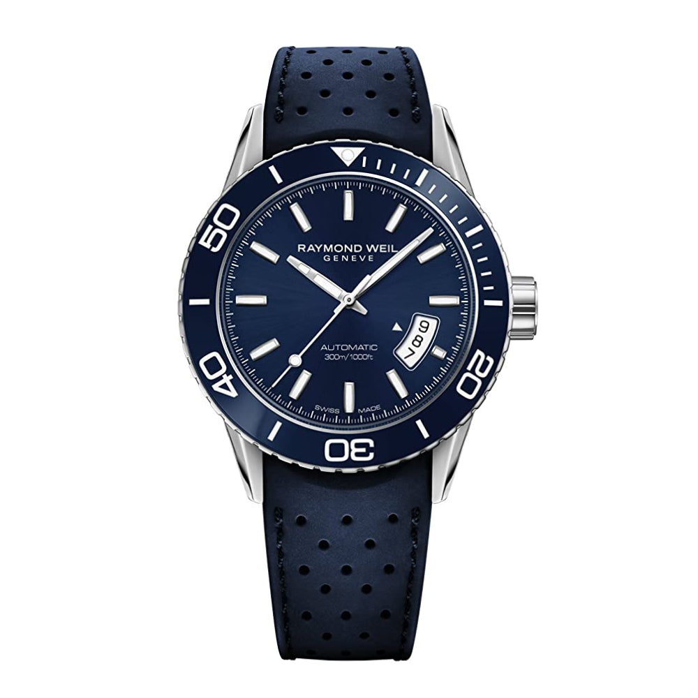 ساعة ريموند ويل الرجالية بحركة أوتوماتيكية ولون مينا أزرق - RW-0078