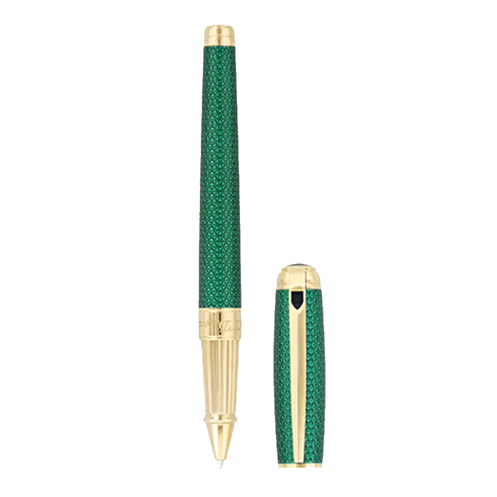 قلم باللون الأخضر وذهبي من إس.تي.ديبونت - STDPPN-0018