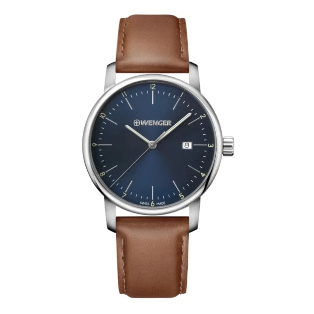 ساعة فينجر الرجالية بحركة كوارتز ولون مينا أزرق - WNG-0013