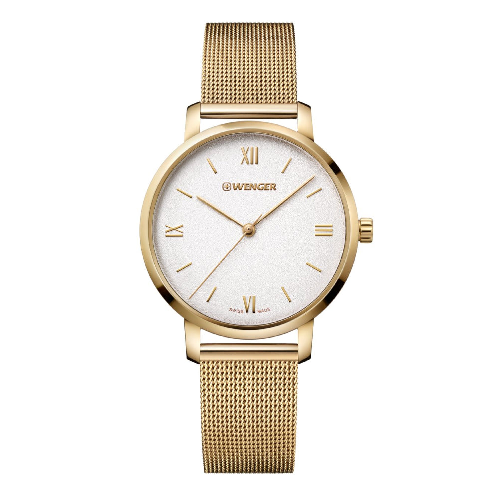 Wenger Women's Quartz White Dial Watch - WNG-0037