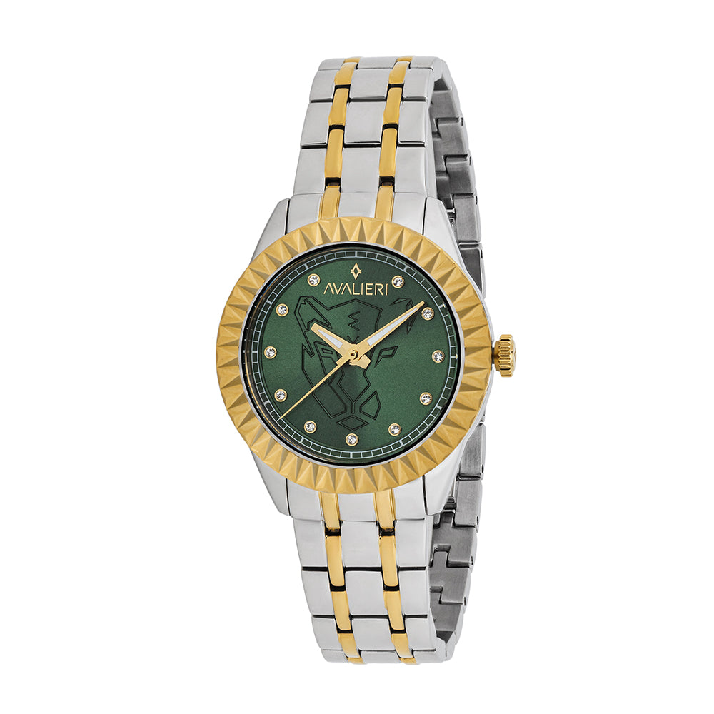 Avaleri Women's Quartz Watch with Green Dial AV-2671B