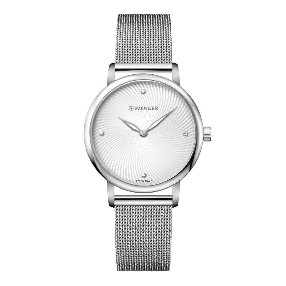 Wenger Women's Quartz Watch, Silver Dial - WNG-0022