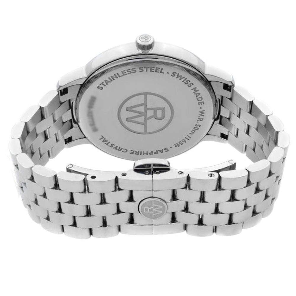 ساعة ريموند ويل الرجالية بحركة كوارتز ولون مينا أبيض - RW-0050