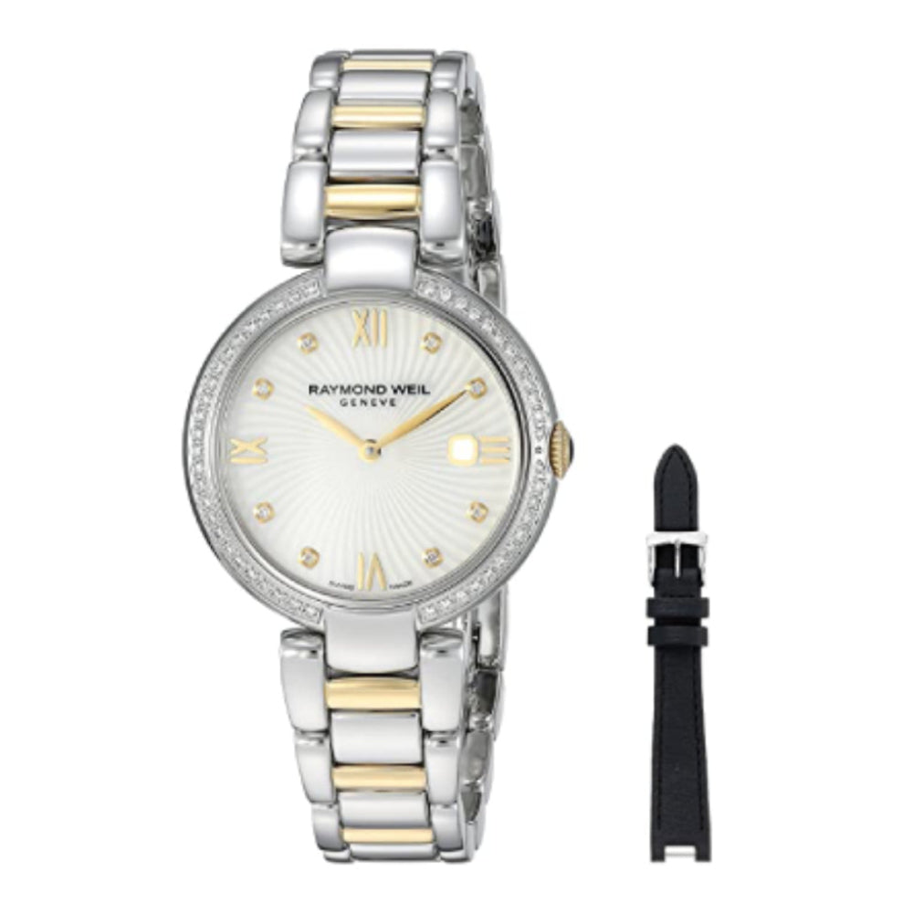 Women's Quartz Watch, White Dial RW-0001(DMND/57)