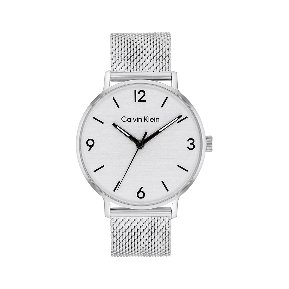Calvin Klein Men's Quartz Movement White Dial CK-0040