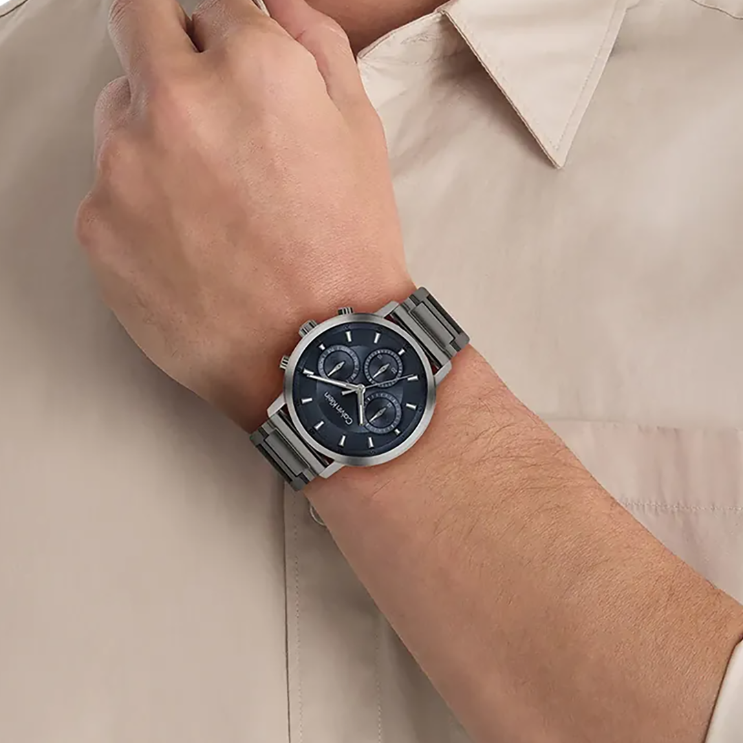 كالفن كلاين الرجالية بحركة كوارتز أزرق ميناء CK-0135