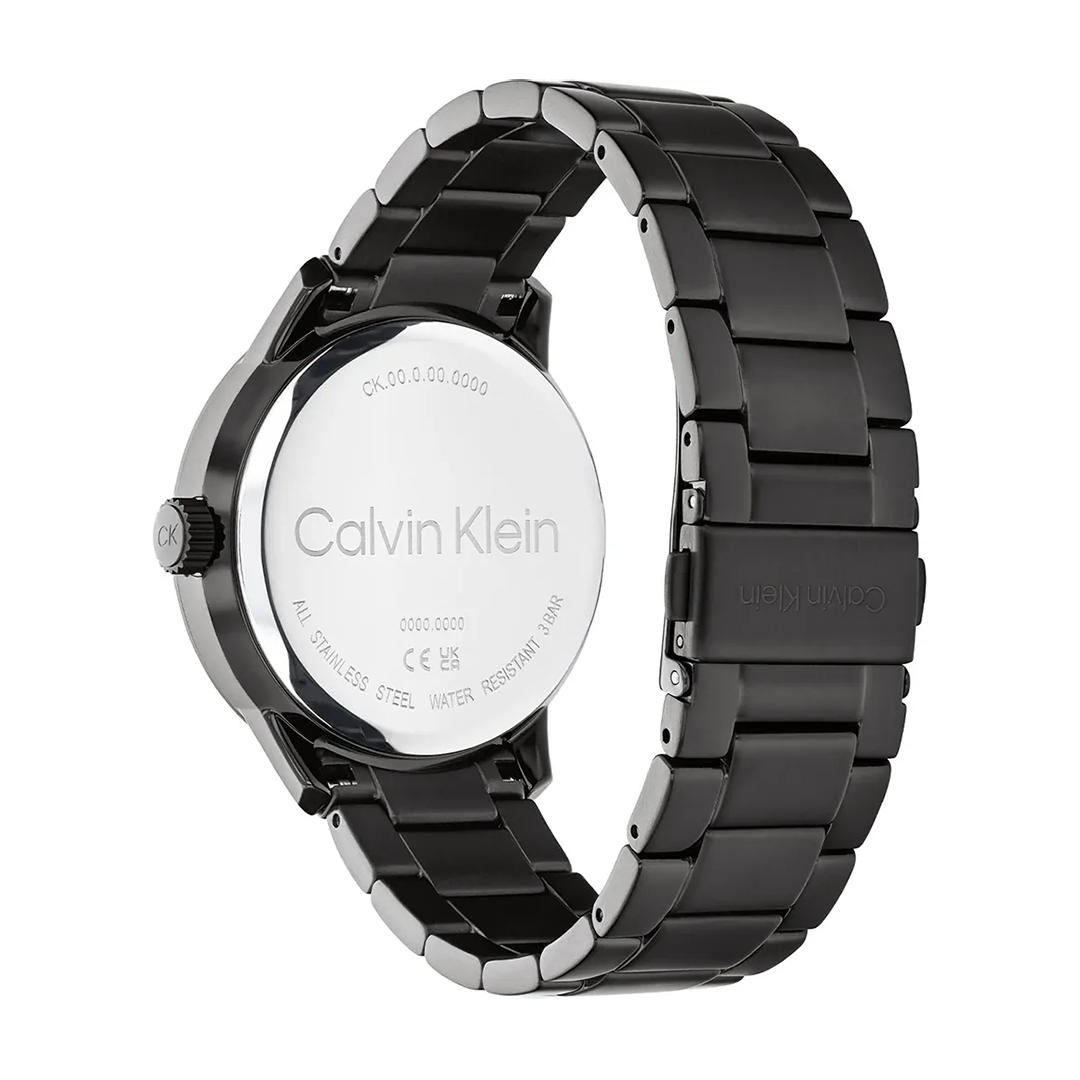 كالفن كلاين الرجالية بحركة كوارتز أسود ميناء CK-0140