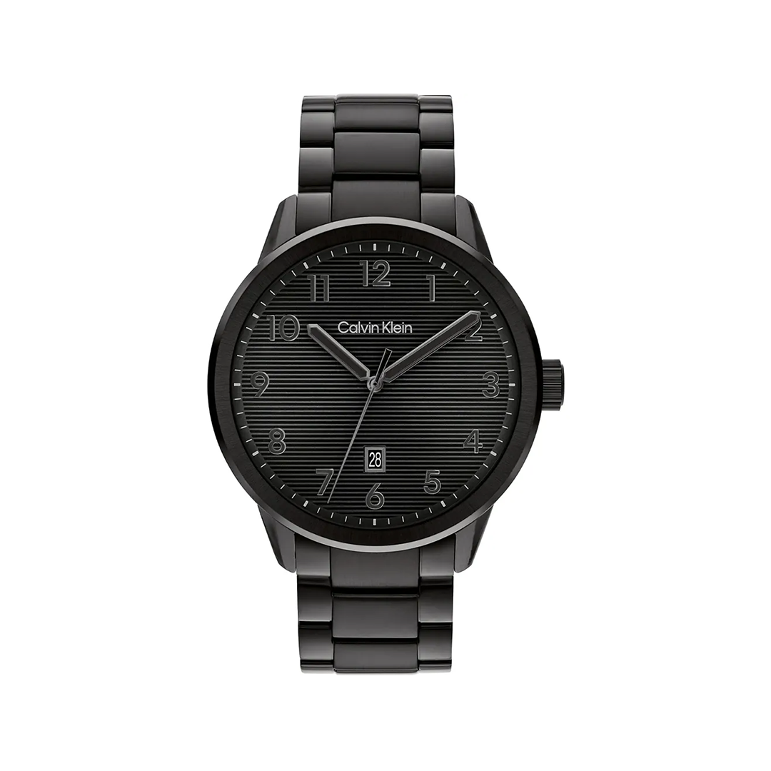 Calvin Klein Men's Quartz Watch with Black Dial CK-0140