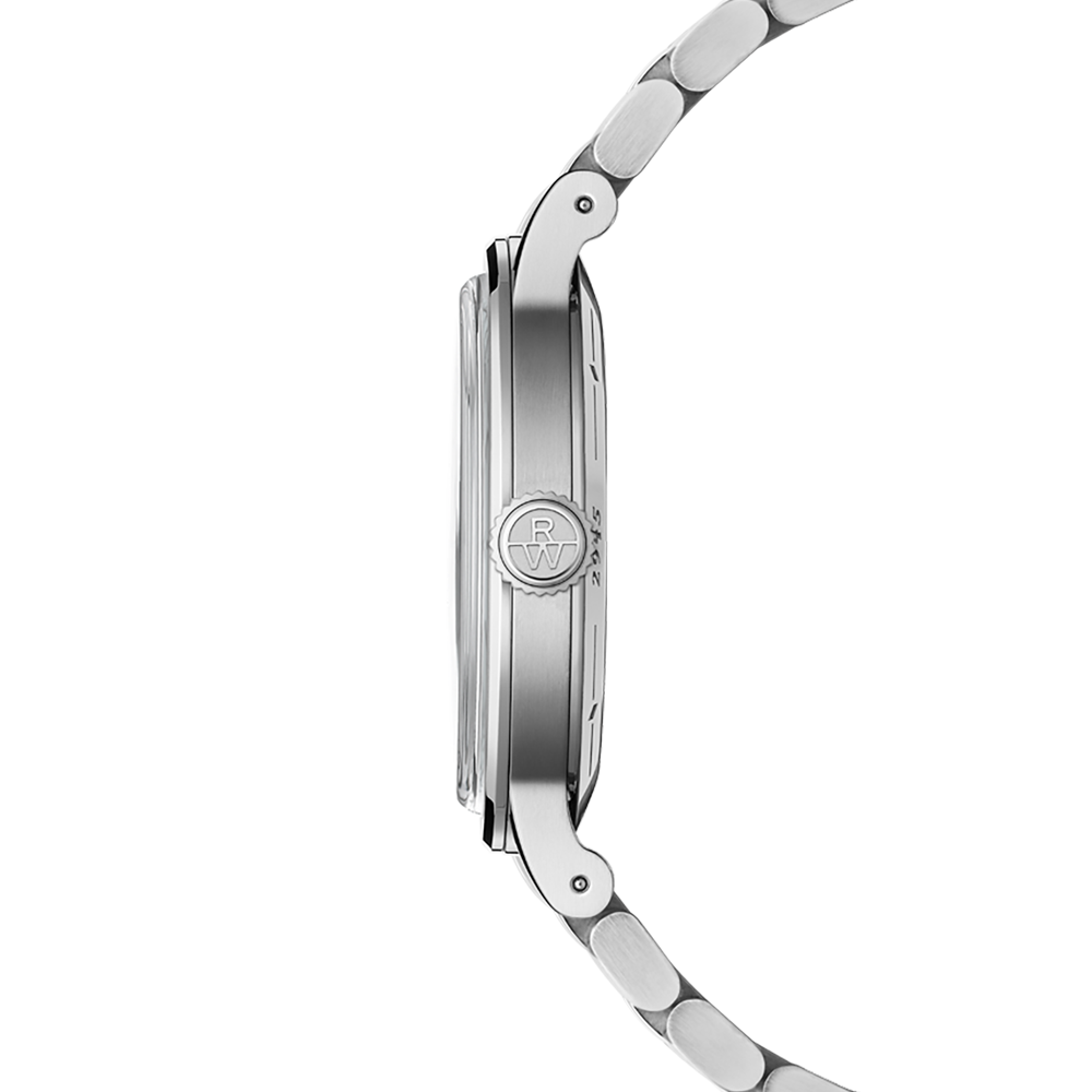 ريموند ويل Millesime Moon Phase ساعة رجالية أوتوماتيكية بمينا باللون الفضي- RW-0351