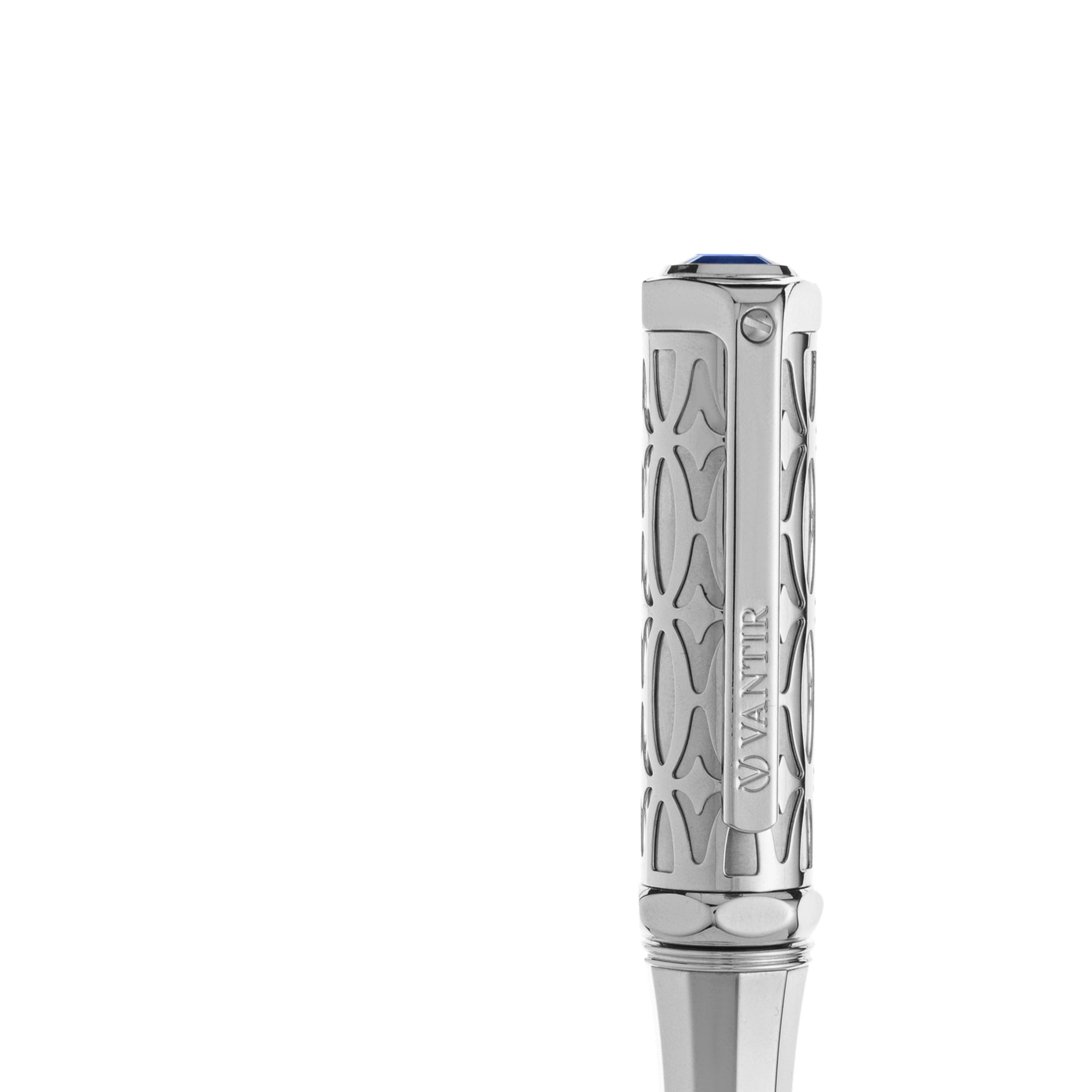 فانتير قلم ملكي سلفر مزخرف بتصميم كستوم VNTPEN-0001