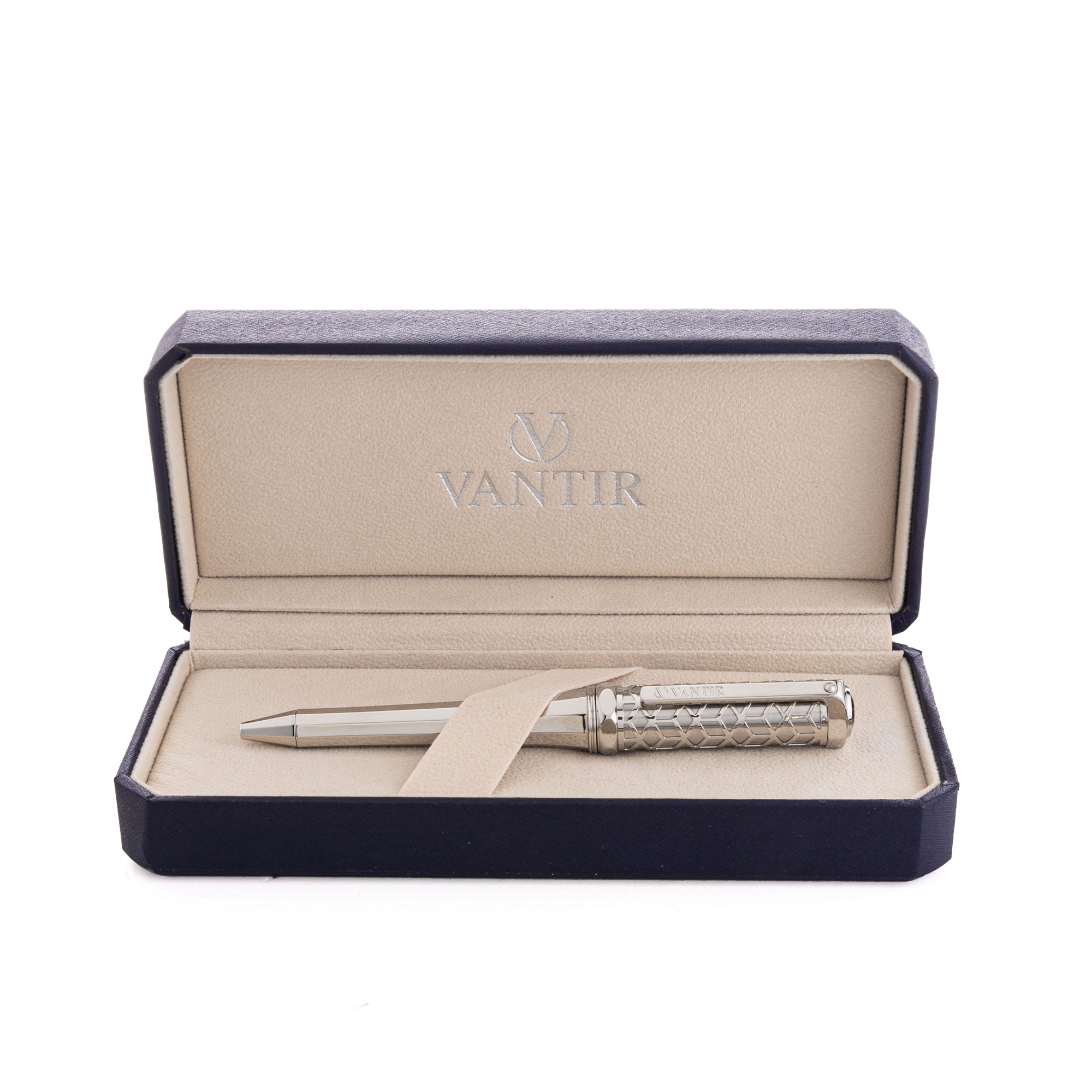 Vantir Royal Pen Silver, Custom Design VNTPEN-0004
