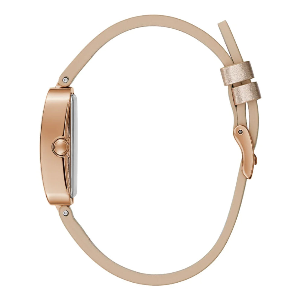 Guess Women's Quartz Watch with Rose Gold Dial - GW-0265