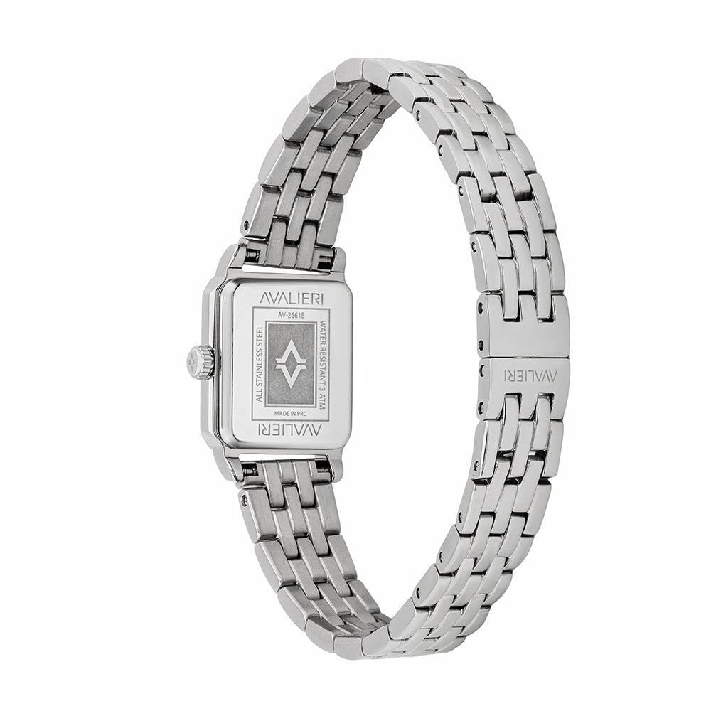 Avaleri Women's Quartz Watch with Silver Dial - AV-2661B
