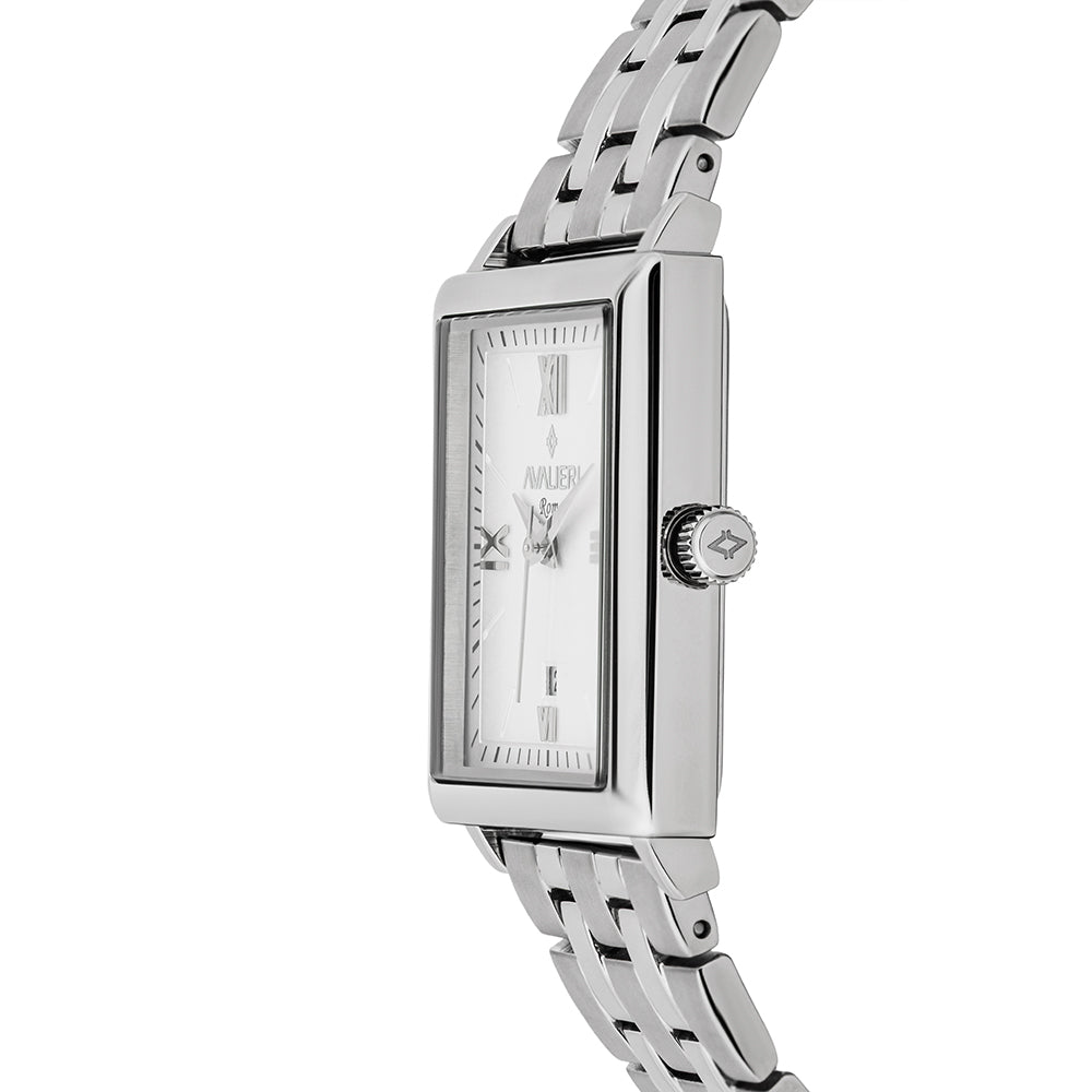 Avaleri Women's Quartz Watch with Silver Engraved Dial - AV-2685B