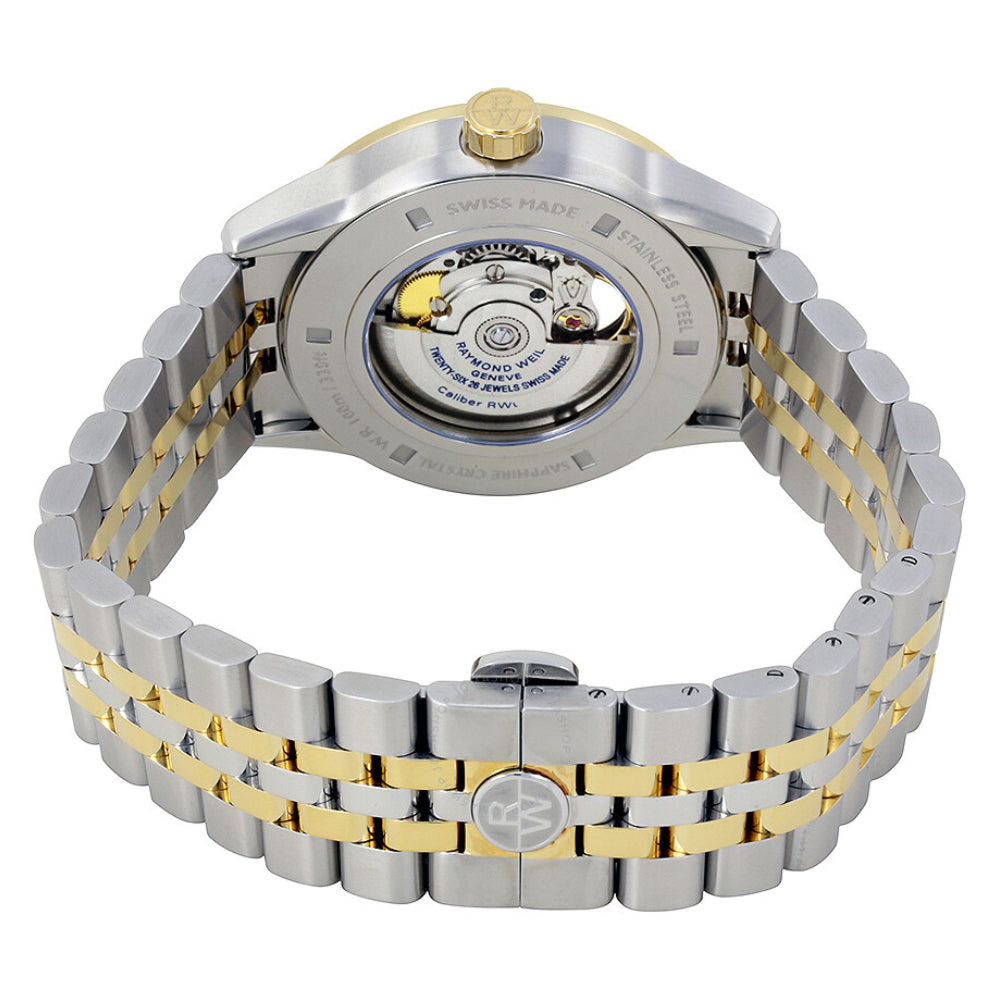 Raymond Weil Men's Automatic Movement Black Dial Watch - RW-0077