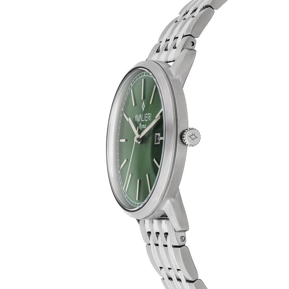 Avaleri Men's Quartz Watch with Green Dial - AV-2649B