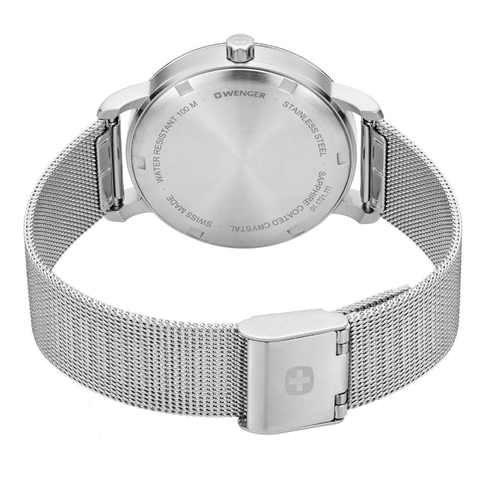 ساعة فينجر النسائية بحركة كوارتز ولون مينا أبيض - WNG-0036