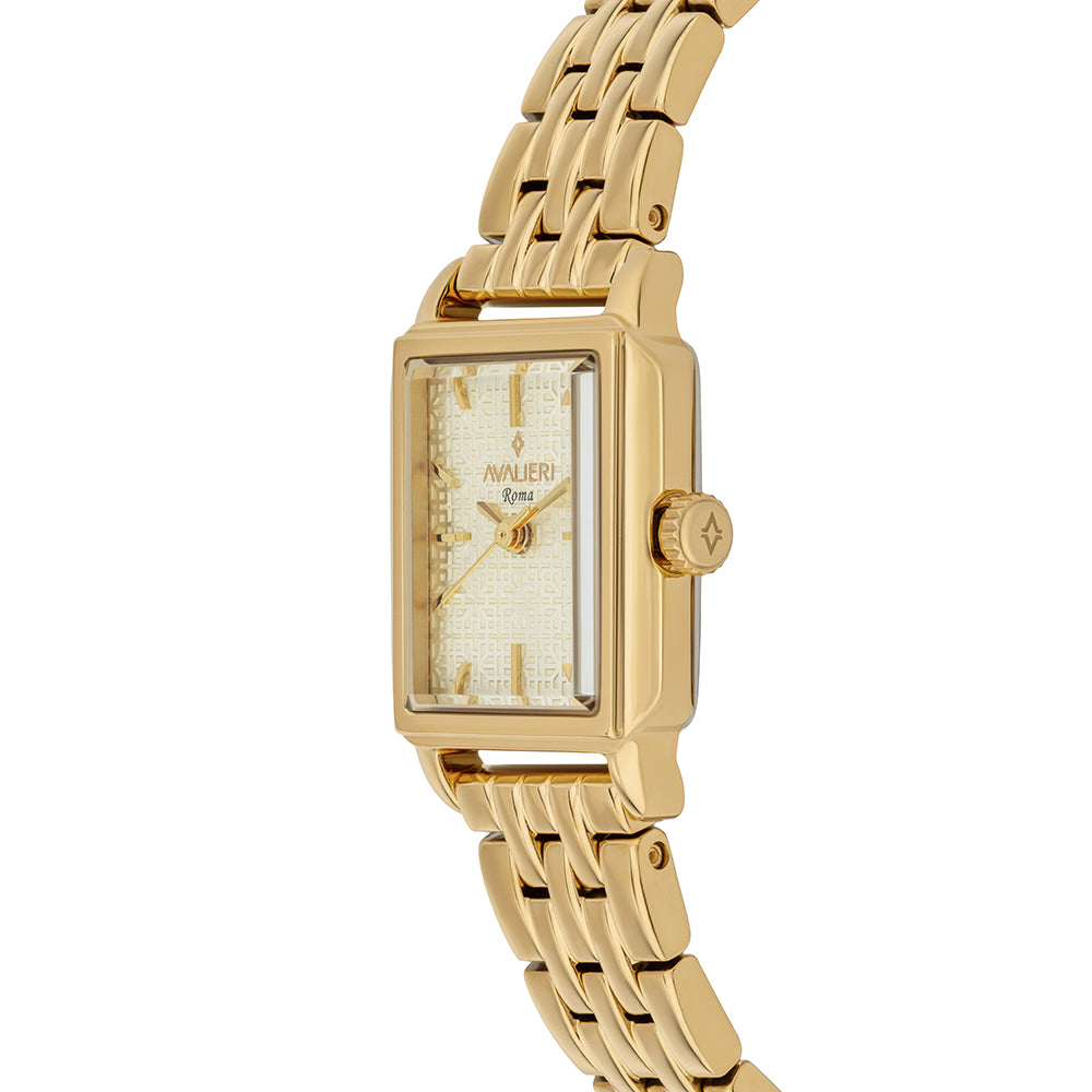 Avaleri Women's Quartz Watch with Champagne Dial - AV-2665B