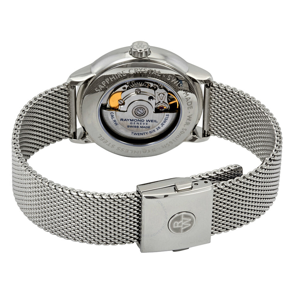 ساعة ريموند ويل الرجالية بحركة أوتوماتيكية ولون مينا أزرق - RW-0171