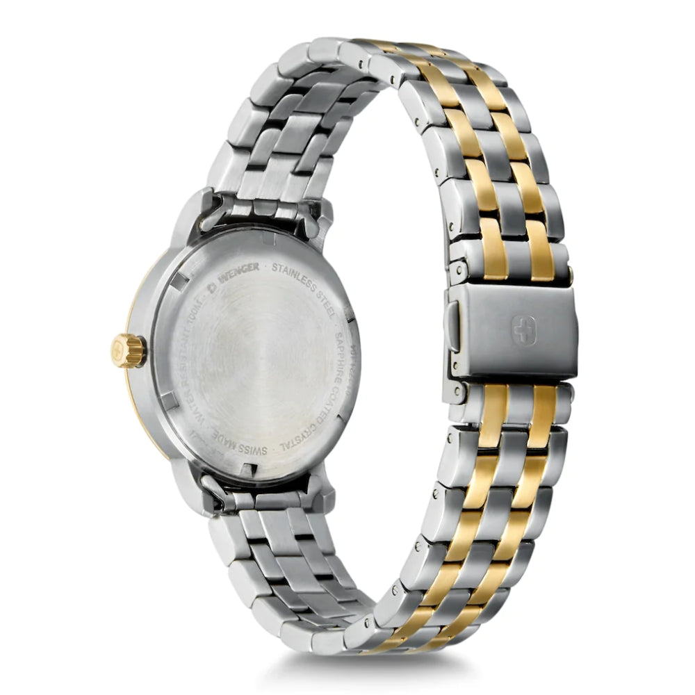 ساعة فينجر النسائية بحركة كوارتز ولون مينا فضي - WNG-0019