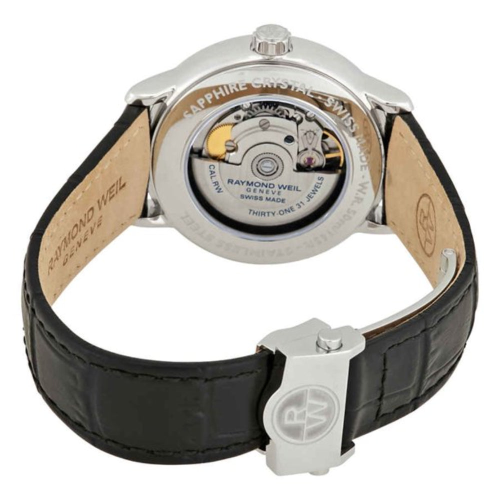 ساعة ريموند ويل الرجالية بحركة أوتوماتيكية ولون مينا فضي - RW-0075