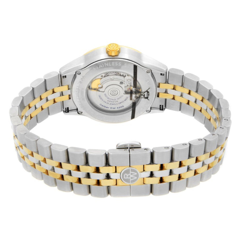 ساعة ريموند ويل الرجالية بحركة أوتوماتيكية ولون مينا ذهبي - RW-0013