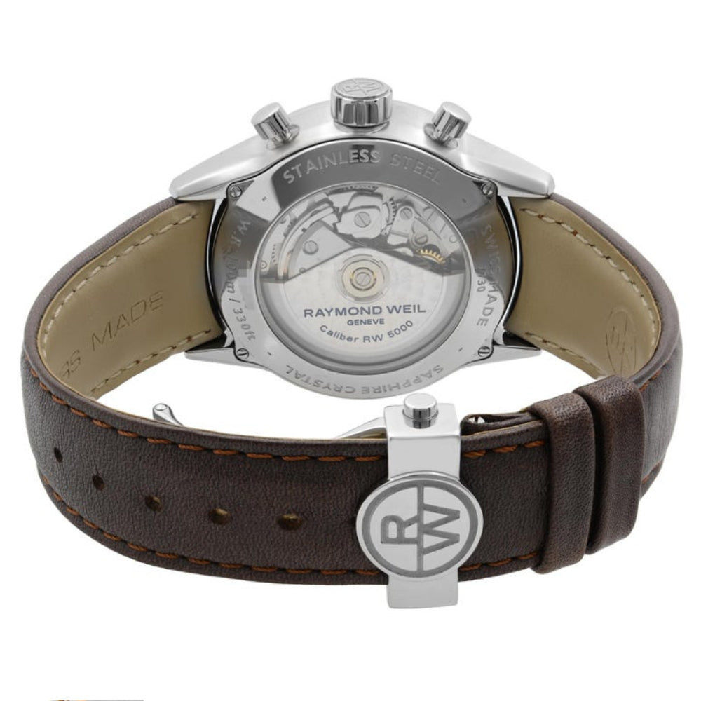 Raymond Weil Men's Automatic Movement Black Dial Watch - RW-0063