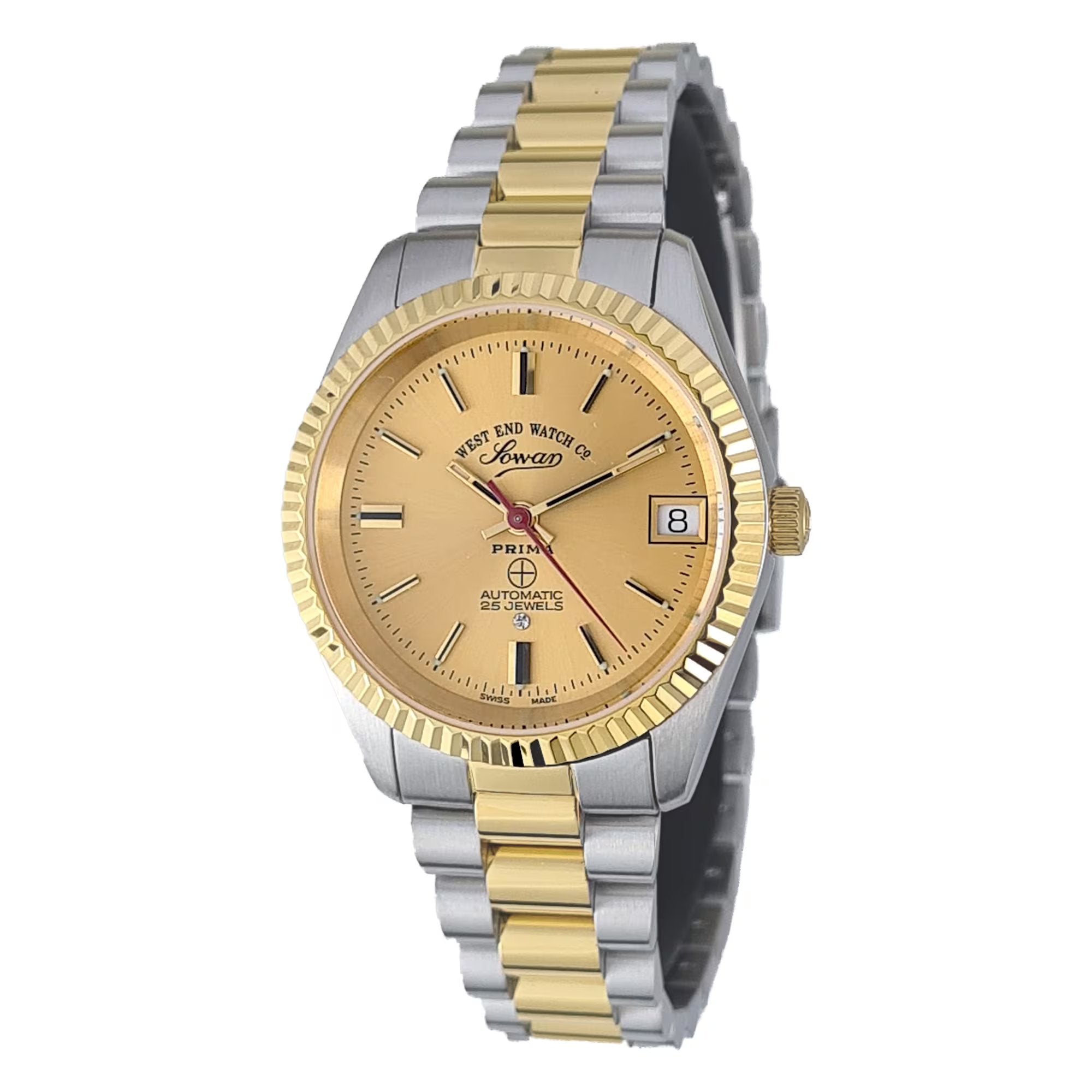 West End Watch 25 Jewel Two-Tone Face Ladies Watch WSTEND-0032
