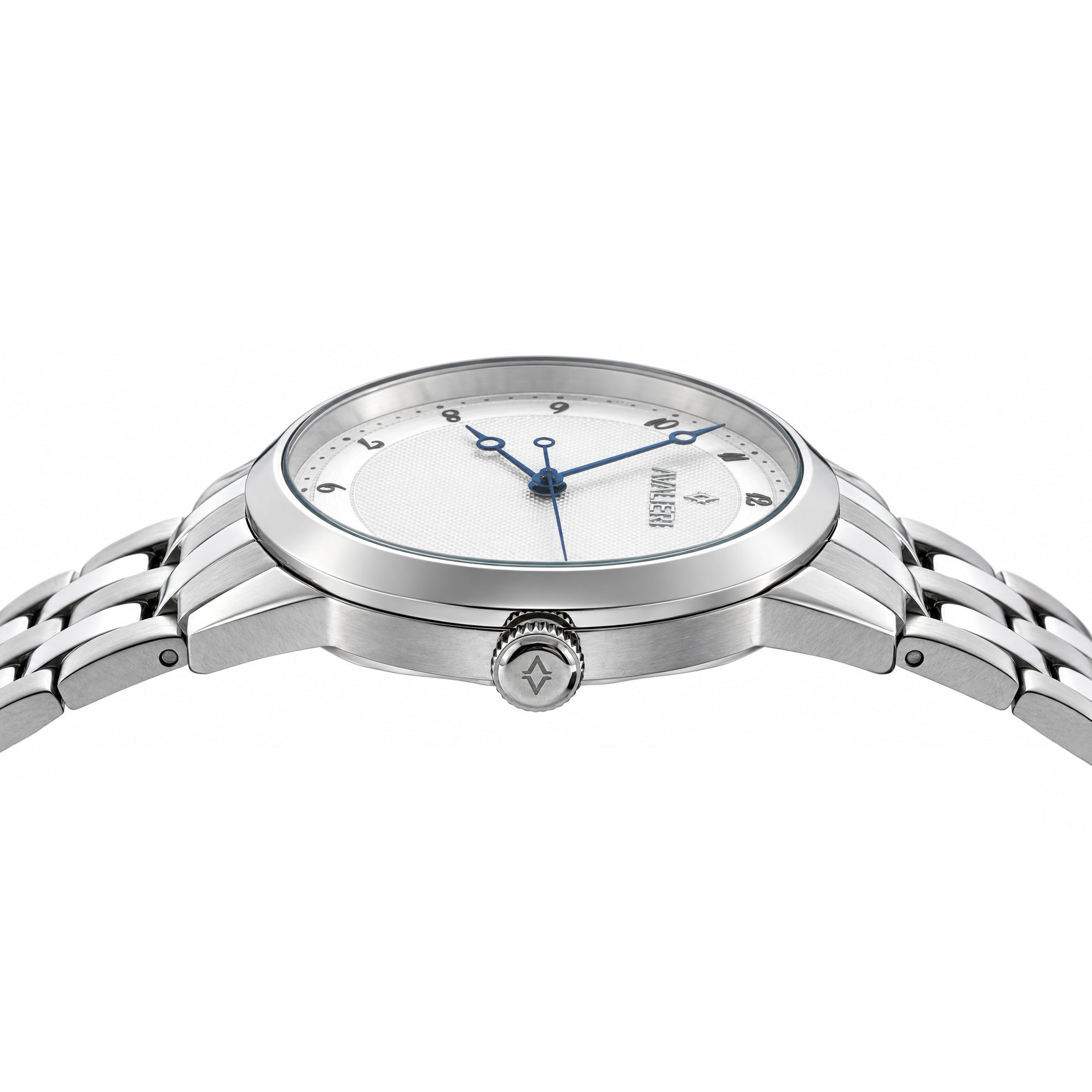 Avalieri Men's Quartz Silver Dial Watch - AV-2666D