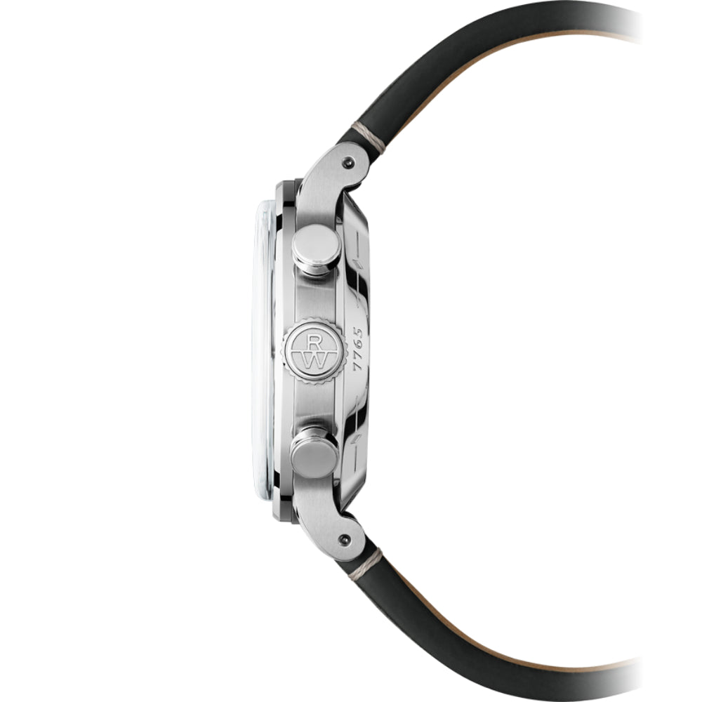 ريموند ويل ميليسيم ساعة أوتوماتيك كرونوغراف للرجال بقرص أسود RW-0367