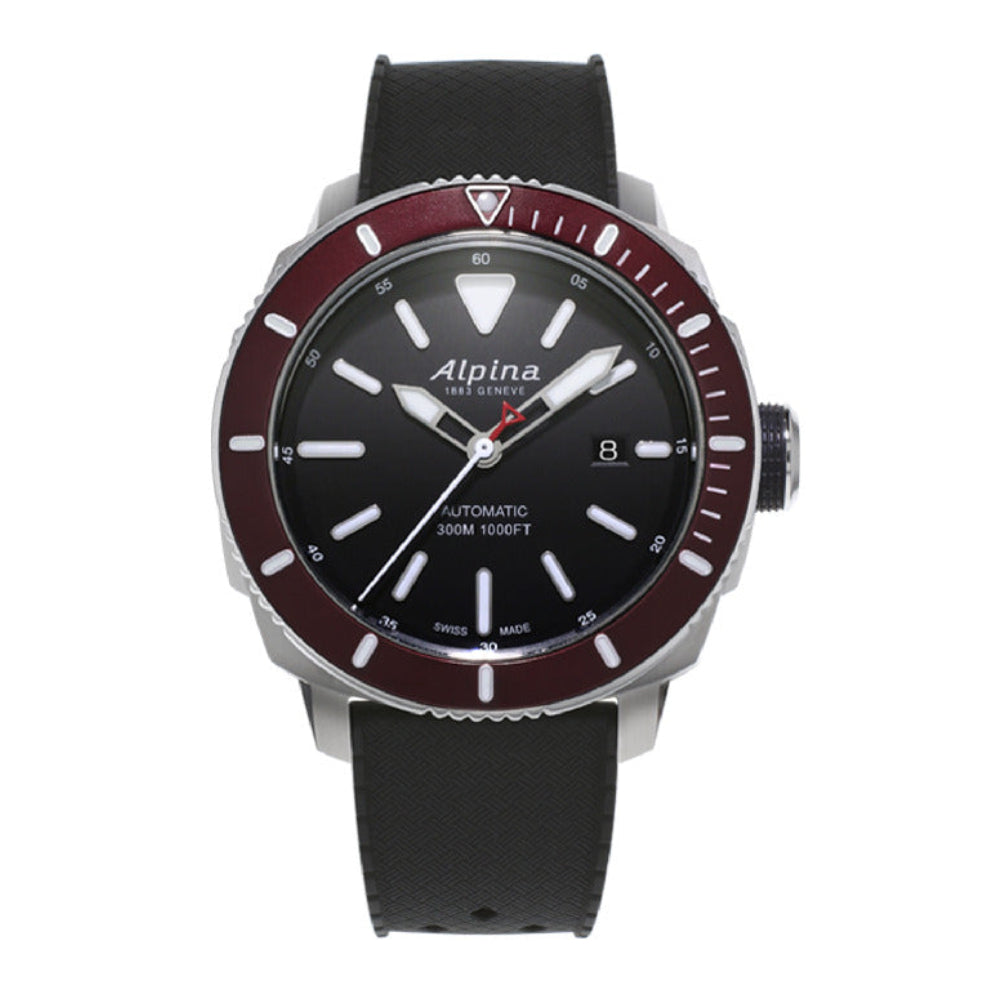 Men s watch automatic movement black dial ALP 0005