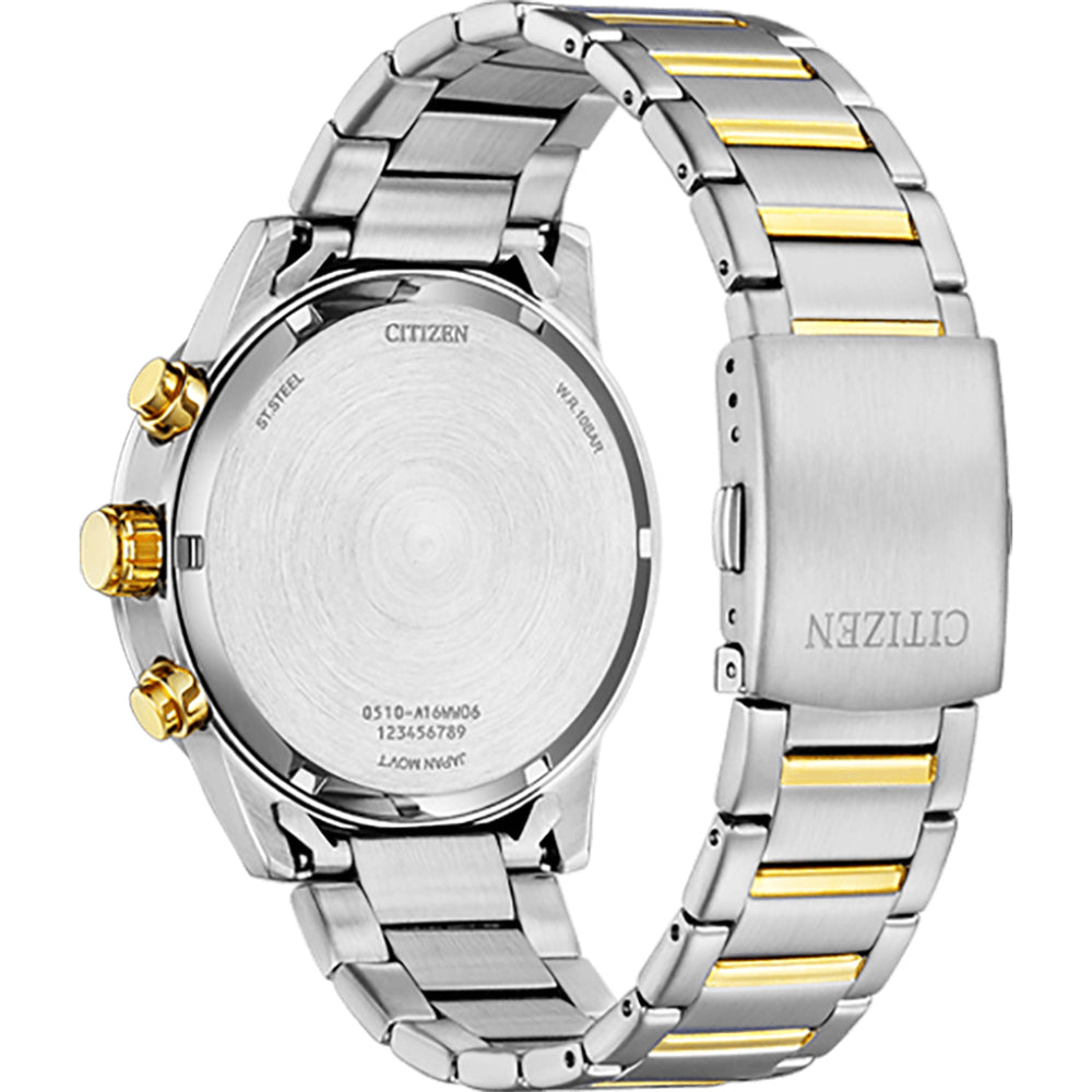 Citizen Men's Chronograph Sport Watch with Quartz Movement and Green Dial - CITC-0112