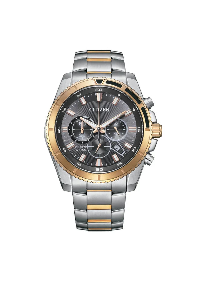 Men's Citizen Quartz Watch with Grey Dial - CITC-0069