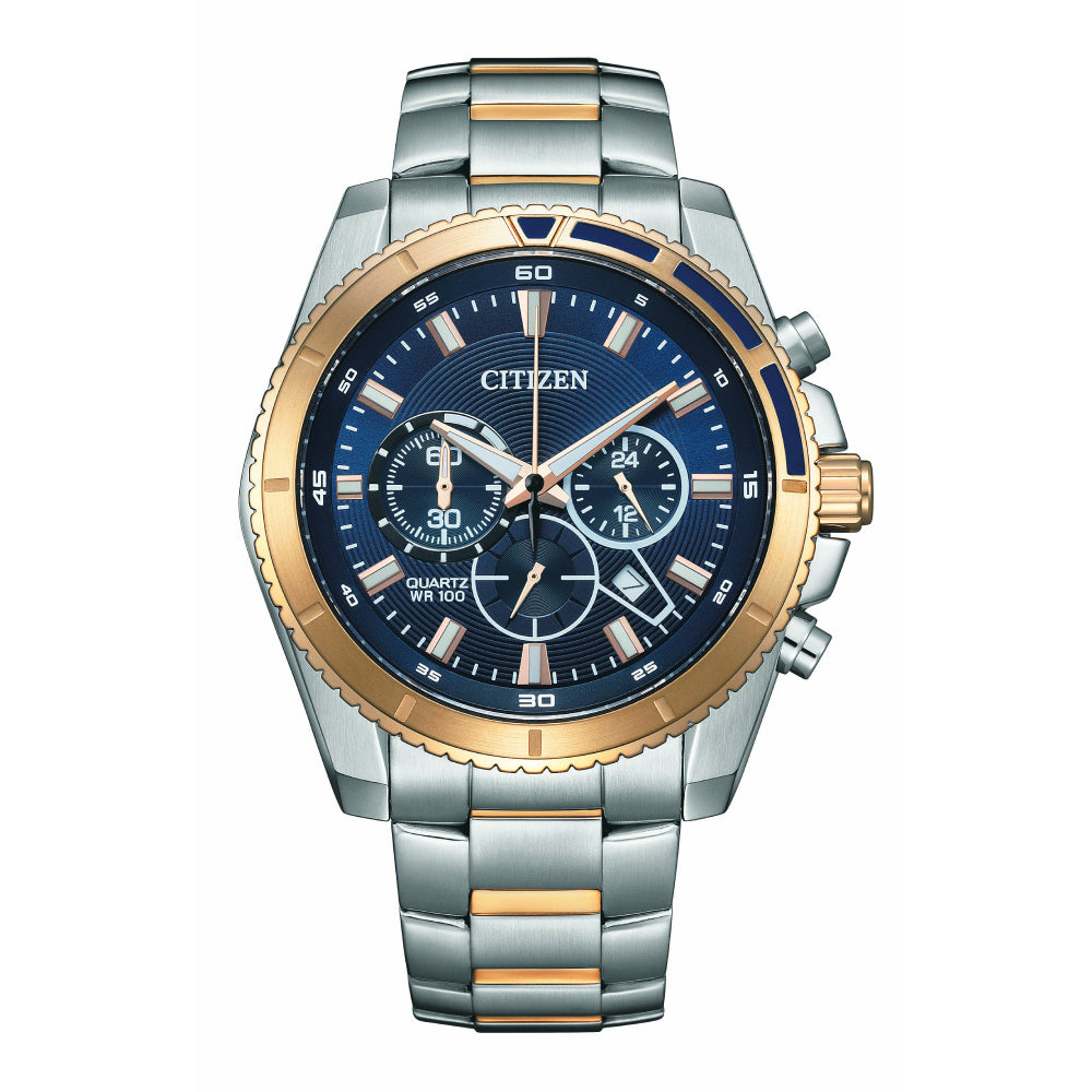 Citizen Men's Quartz Watch with Blue Dial - CITC-0008