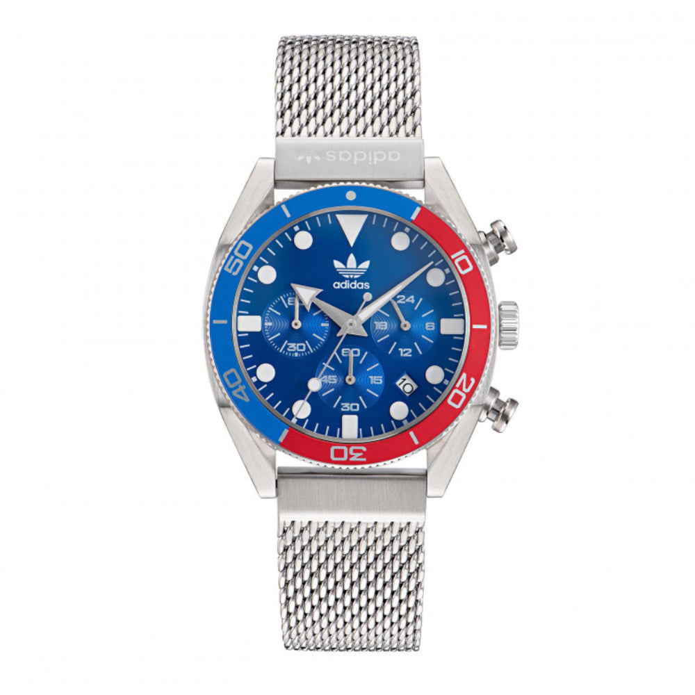 ساعة أديداس الرجالية بحركة كوارتز ولون مينا أزرق - ADS-0003