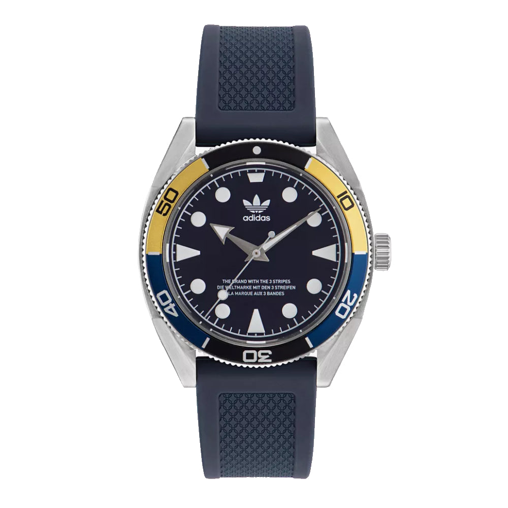 ساعة أديداس الرجالية بحركة كوارتز ولون مينا أزرق - ADS-0005