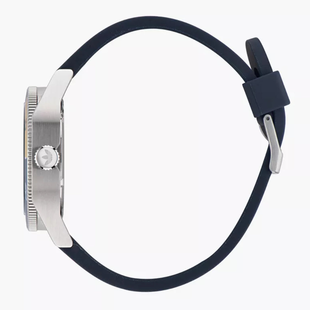 ساعة أديداس الرجالية بحركة كوارتز ولون مينا أزرق - ADS-0005