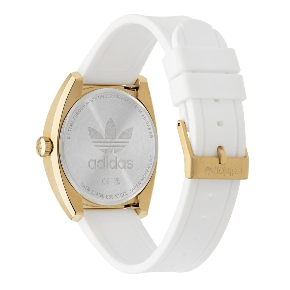ساعة أديداس النسائية بحركة كوارتز ولون مينا فضي - ADS-0007